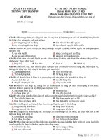 Đề thi thử tốt nghiệp THPT năm 2021 môn GDCD có đáp án - Trường THPT Trần Phú, Đăk Lăk