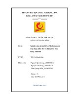 Kiểm thử tự động Android bằng Robotium- Đại học Công nghiệp Hà Nội