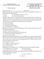 Đề thi thử tốt nghiệp THPT năm 2021 môn GDCD có đáp án - Trường THPT Nguyễn Công Trứ