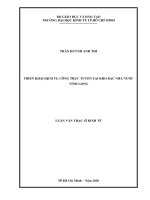 Triển khai dịch vụ công trực tuyến tại kho bạc nhà nước vĩnh long 