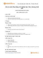 Tải Giáo án Mỹ thuật lớp 2 sách Kết nối tri thức với cuộc sống - HoaTieu.vn