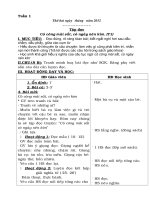 Giao an lop 5 tuan 1 2012