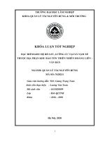 Đặc điểm khu hệ bò sát, lưỡng cư tại xã nậm xé, thuộc địa phận khu bảo tồn thiên nhiên hoàng liên, văn bàn (khóa luận   quản lý tài nguyên rừng và môi trường) 