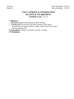 English 7 Tiet 10 Unit 2 B1 2 3