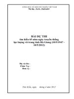 65 nam thanh lap LLVT ha giang