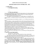 DAN CHUONG TRINH KHAI GIANG NAM HOC