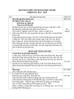 Dan chuong trinh dai hoi chi bo chi NHA TRUONG