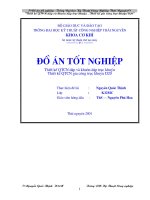 Đồ án tốt nghiệp: Thiết kế QTCN dập và khuôn dập trục khuỷu Thiết kế QTCN gia công trục khuỷu D20