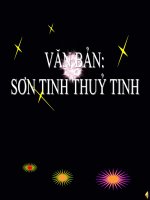son tinh thuy tinh