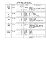 GIÁO ÁN (TUAN 3 BUỔI SÁNG)   BỘ SÁCH CHÂN TRỜI SÁNG TẠO