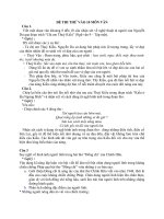 Đề thi thử vào 10 môn văn Hà Nội năm 2020 - 2021 có đáp án | Ngữ văn, Đề thi vào lớp 10 - Ôn Luyện