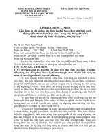 Ban tu kiem diem theo Nghi quyet TW4 khoa XI