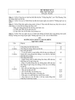 Đề thi học kì 2 môn Văn lớp 9 năm 2019 -2020 chọn lọc có đáp án - Đề 4 | Ngữ văn, Lớp 9 - Ôn Luyện