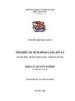 Tìm hiểu di tích đình làng đỗ xá (xã ứng hòe   huyện ninh giang   tỉnh hải dương) 