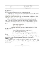 Đề thi học kì 2 môn Văn lớp 9 năm 2019 -2020 chọn lọc có đáp án - Đề 1 | Ngữ văn, Lớp 9 - Ôn Luyện