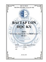 Một số suy nghĩ về mối quan hệ giữa pháp luật và đạo đức trong hệ thống điều chỉnh xã hội