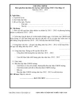 Hoi nghi Dai dien CMHS truong THCS Tan Hiep A5 namhoc 2012 2013