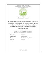 Đánh giá công tác thanh tra, kiểm tra và xử lý vi phạm hành chính của sở tài nguyên và môi trường về lĩnh vực đất đai đối với các tổ chức doanh nghiệp trên địa bàn tỉnh thái nguyên giai đoạn 2017 2019 