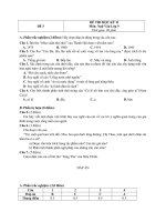 Đề thi học kì 2 môn Văn lớp 9 năm 2019 -2020 chọn lọc có đáp án - Đề 5 | Ngữ văn, Lớp 9 - Ôn Luyện