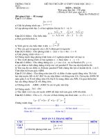 DeDA Thi thu lop 10 nam 20122013