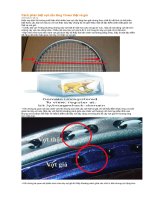 Cach phan biet Vot Cau long Yonex that va gia