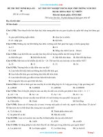 Đề Thi Thử TN THPT Môn Sinh 2021 Chuẩn Cấu Trúc Đề Minh Họa Có Lời Giải Chi Tiết Và Đáp Án (Đề 10)