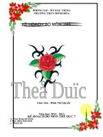 KE HOACH BO MON THE DUC 7