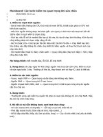 Mainboard Cac buoc kiem tra quan trong khi sua chua