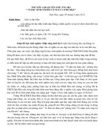 thu keu goi ngay vi hoc sinh ngheo