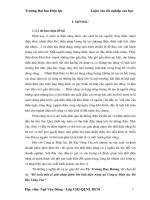 Luận văn Thạc sĩ Quản lý năng lượng: Đề xuất một số biện pháp giảm tổn thất điện năng tại Công ty điện lực Bà Rịa Vũng Tàu