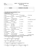 DE KTRA TIENG ANH 8 LAN 4