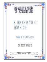 KE HOACH GIANG DAY HOA 9