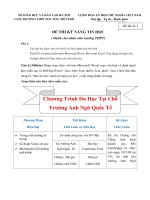 đề thi kỹ năng cntt dành cho giáo viên nhân viên cụm sóc sơn mê linh năm 2021 thpt trung giã