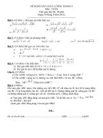 DE KHAO SAT THANG 9 lop chon