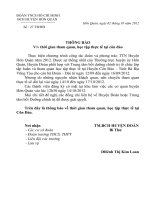 THONG BAO THOI GIAN DI THAM QUAN THUC TE TAI CON DAO