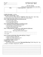 DE KIEM TRA GKI MON TIENG VIET