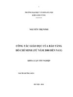 Công tác giáo dục của bảo tàng hồ chí minh (từ năm 2000 đến nay) 