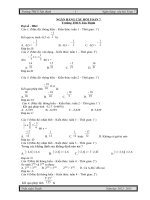 Ngan hang cau hoi Toan 7