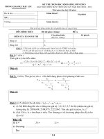 De thi Casio Huyen Hau Loc Thanh Hoa