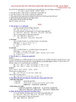 BAI TOAN DI TRUYEN LIEN KET GIOI TINH TRONG QUAN THE NGAU PHOI