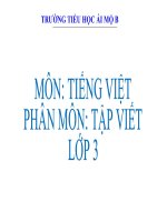 Tập viết 3 - Tuần 4 - Ôn chữ hoa C