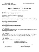 MAU KIEM DIEM CA NHAN THEO NGHI QUYET IV