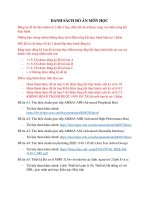 DANH SÁCH ĐỒ ÁN MÔN HỌC (1)