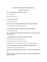 đáp án trắc nghiệm môn đạo đức lớp 2 (sách chân trời sáng tạo)