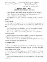 Ke hoach thuc hien chuyen de nam hoc 20122013