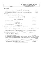 De thi Hoc ki 1 Toan 12 De so 1