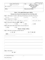 Bo de kiem tra Toan 8