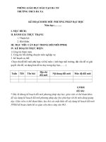 Mau ke hoach doi moi phuong phap day hoc