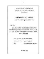 Múa tắc xình trong lễ hội cầu mùa của dân tộc sán chay ở xóm đồng tâm   xã tức tranh   huyện phú lương   tỉnh thái nguyên 