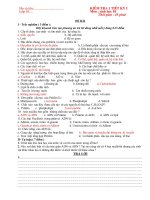 Kiem tra 1 tiet sinh hoc 10